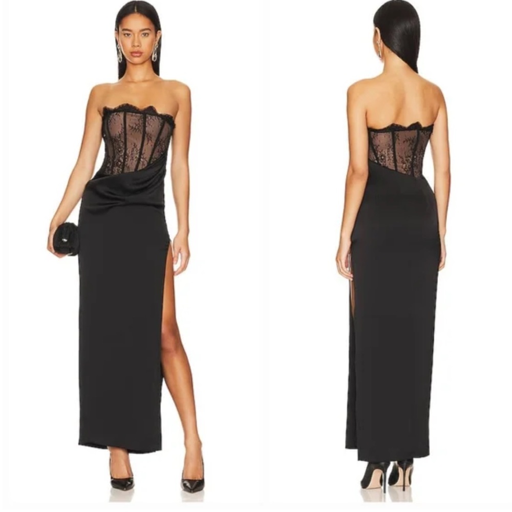 NBD Nalani maxi dress in black sz Sm SOLD OUT ON REVOLVE